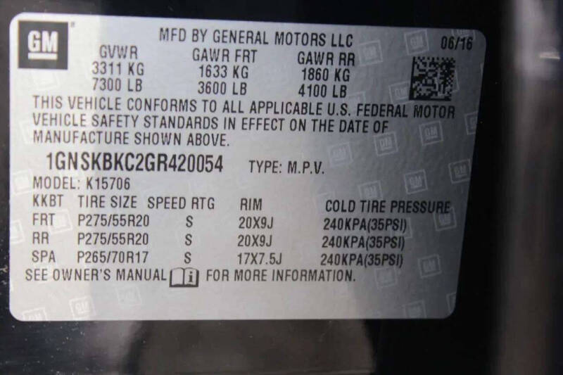 2016 Chevrolet Tahoe LT