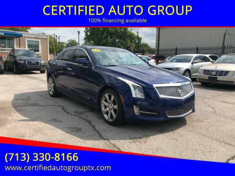 2013 Cadillac ATS for sale at CERTIFIED AUTO GROUP in Houston TX