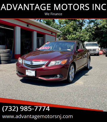 2014 Acura ILX for sale at ADVANTAGE MOTORS INC in Edison NJ