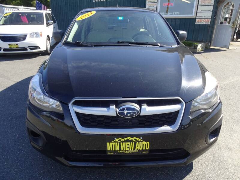 2014 Subaru Impreza for sale at MOUNTAIN VIEW AUTO in Lyndonville VT