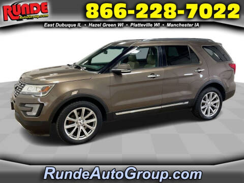 2016 Ford Explorer for sale at Runde PreDriven in Hazel Green WI