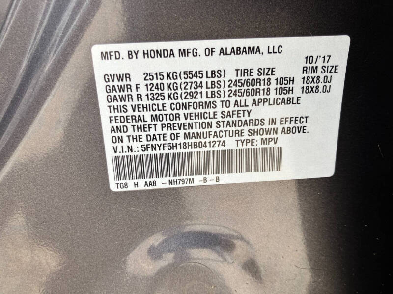 2017 Honda Pilot LX