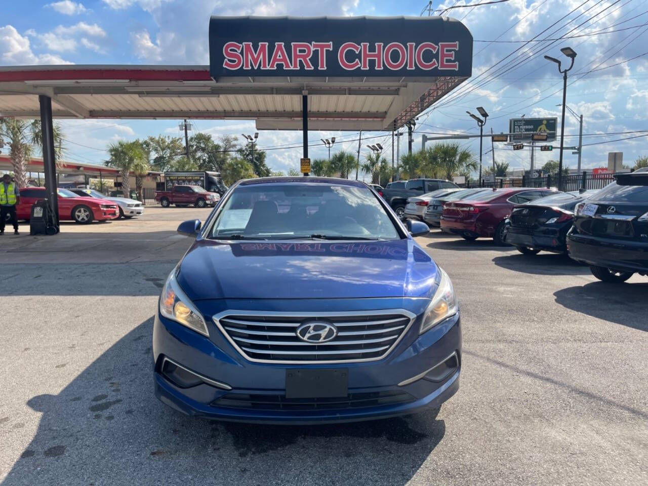 2016 Hyundai SONATA for sale at SMART CHOICE AUTO in Pasadena, TX