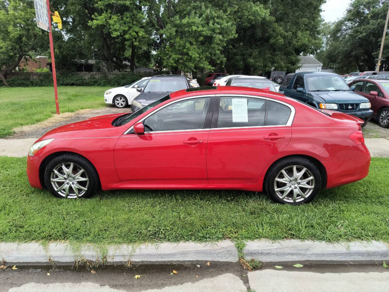 2010 Infiniti G37 Sedan for sale at D and D Auto Sales in Topeka KS