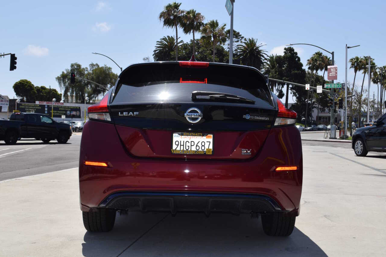BURGUNDY 2020 Nissan LEAF SV PLUS SV PLUS 4dr Hatchback 39