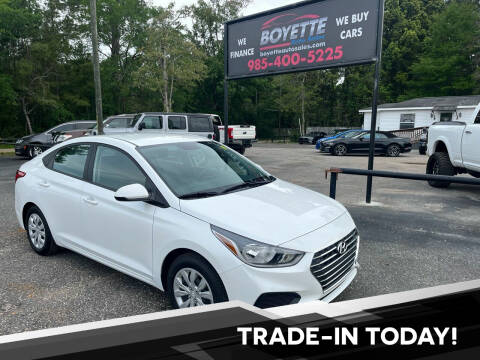 2021 Hyundai Accent for sale at Boyette Auto Sales in Covington LA