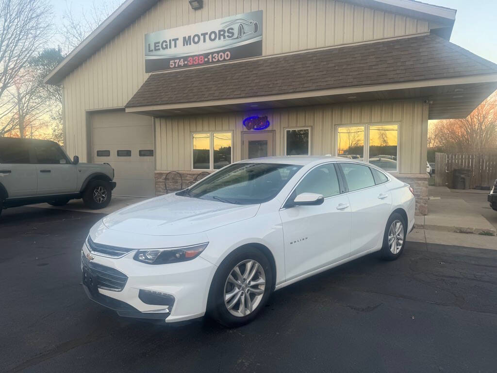 2018 Chevrolet Malibu for sale at Legit Motors in Elkhart, IN