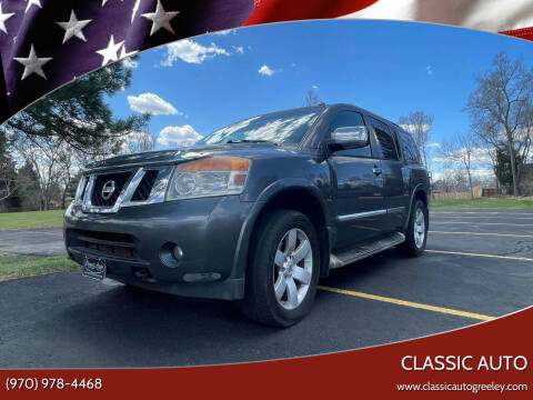 2011 Nissan Armada for sale at Classic Auto in Greeley CO