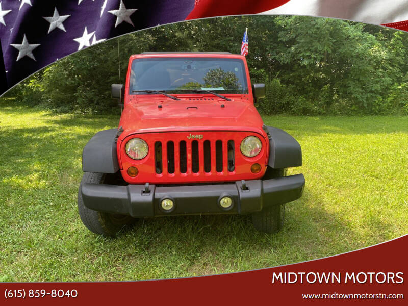 2013 Jeep Wrangler for sale at Midtown Motors in Greenbrier TN