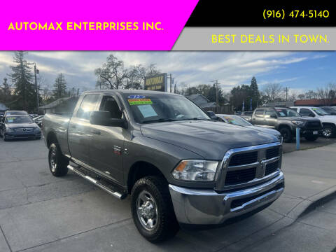 2012 RAM 3500 for sale at AUTOMAX ENTERPRISES INC. in Roseville CA