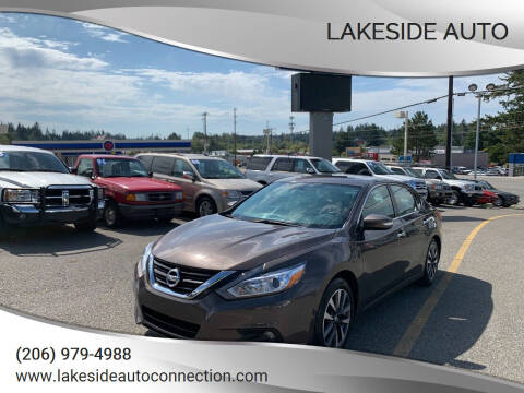 2017 Nissan Altima for sale at Lakeside Auto in Lynnwood WA