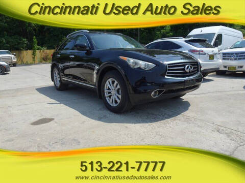 2012 Infiniti FX35 for sale at Cincinnati Used Auto Sales in Cincinnati OH