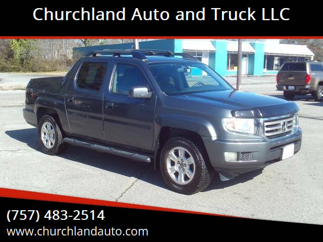 2013 Honda Ridgeline for sale at Churchland Auto and Truck LLC in Portsmouth VA