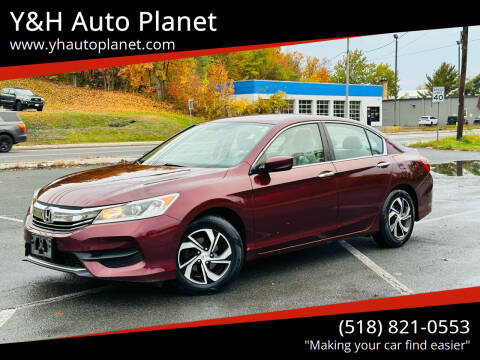 2016 Honda Accord for sale at Y&H Auto Planet in Rensselaer NY