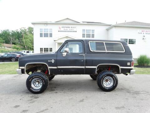 1987 Chevrolet Blazer for sale at SOUTHERN SELECT AUTO SALES in Medina OH