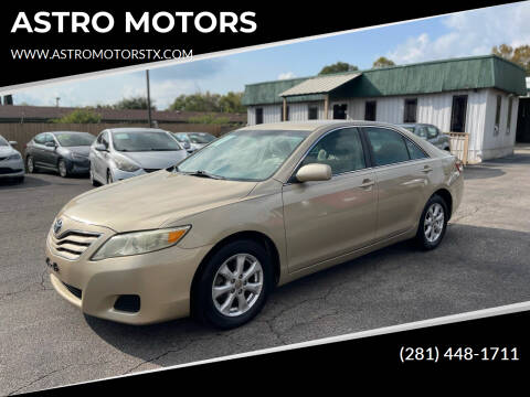 2011 Toyota Camry for sale at ASTRO MOTORS in Houston TX