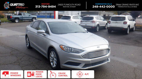 2017 Ford Fusion for sale at Quattro Motors 2 in Farmington Hills MI