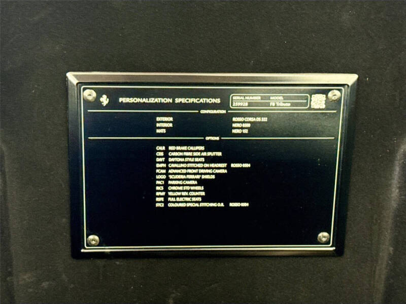 2021 Ferrari F8 Tributo