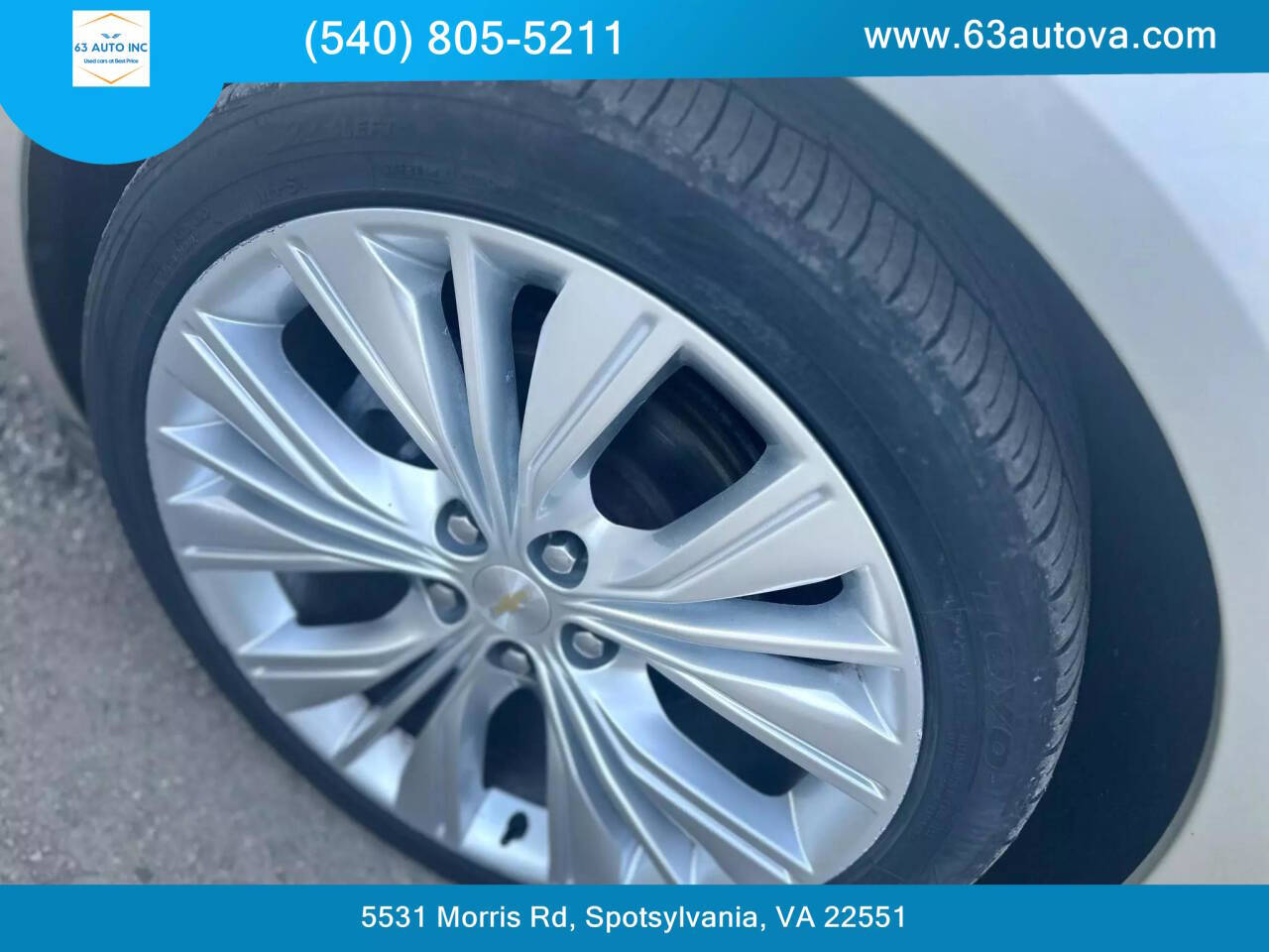 2015 Chevrolet Impala for sale at 63 Auto Inc in Spotsylvania, VA