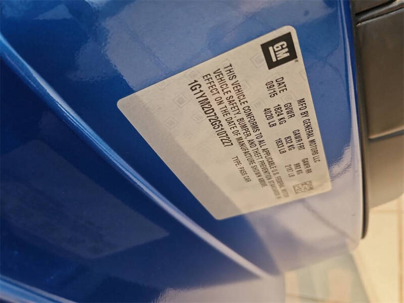 2016 Chevrolet Corvette Stingray Z51