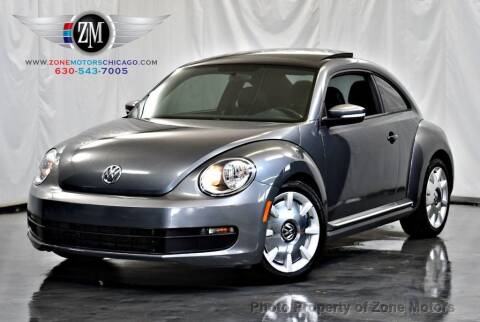 2012 Volkswagen Beetle for sale at ZONE MOTORS in Addison IL