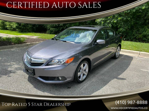 2015 Acura ILX for sale at CERTIFIED AUTO SALES in Gambrills MD