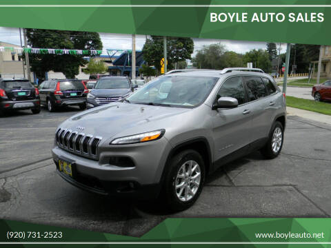 2015 Jeep Cherokee for sale at Boyle Auto Sales in Appleton WI