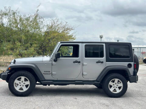 2017 Jeep Wrangler Unlimited for sale at Fast Lane Motorsports in Arlington TX