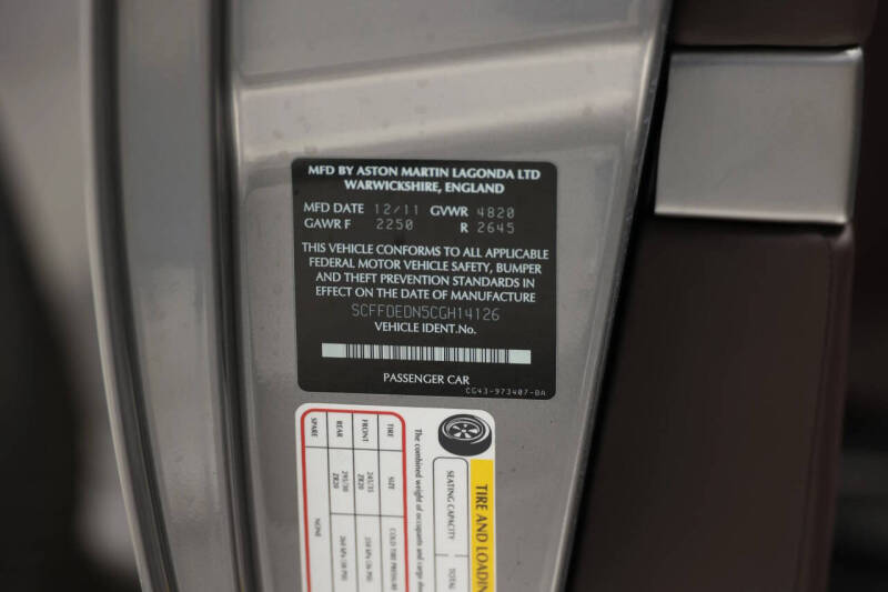 2012 Aston Martin Virage Volante