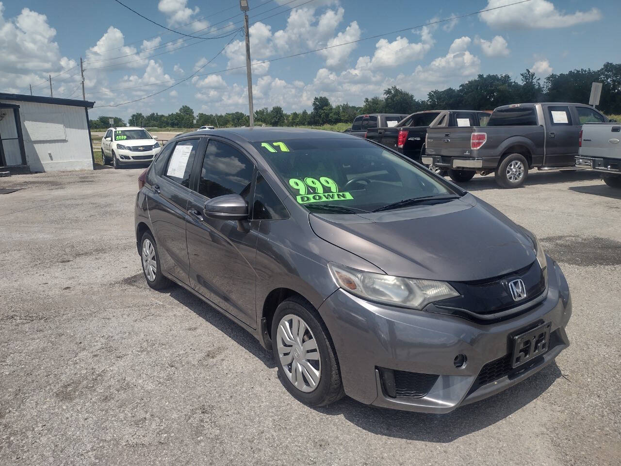 Dk. Gray 2017 Honda Fit LX LX 4dr Hatchback CVT 1