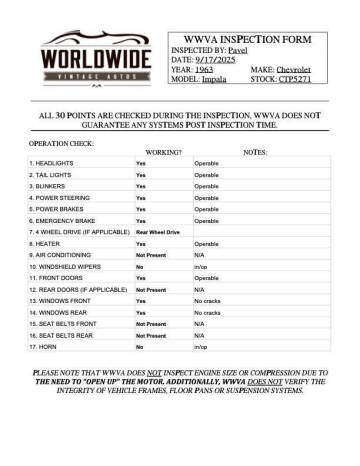 1963 Chevrolet Impala