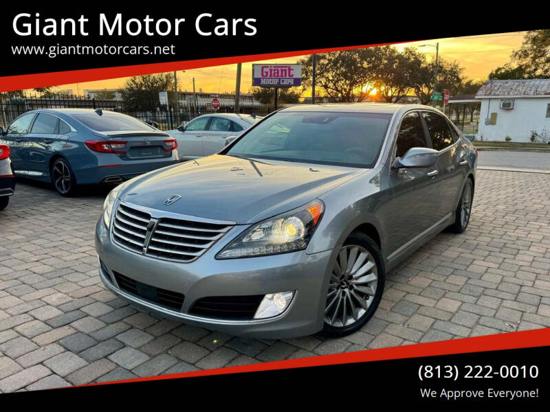 2016 Hyundai Equus for sale at Giant Motor Cars in Tampa FL