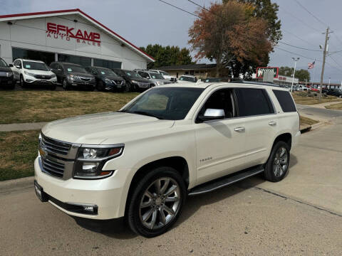 2015 Chevrolet Tahoe for sale at Efkamp Auto Sales in Des Moines IA