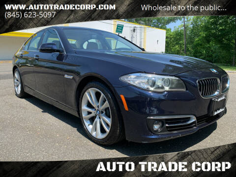 2014 BMW 5 Series for sale at AUTO TRADE CORP in Nanuet NY