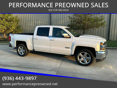 2018 Chevrolet Silverado 1500 for sale at PERFORMANCE PREOWNED SALES in Conroe TX