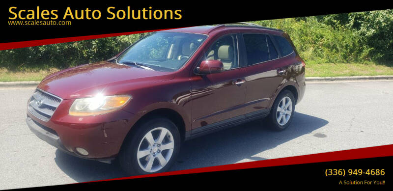 2009 Hyundai Santa Fe for sale at Scales Auto Solutions in Madison NC