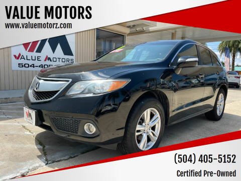 2013 Acura RDX for sale at VALUE MOTORS in Kenner LA