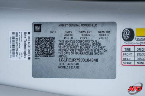 2018 Chevrolet Camaro SS