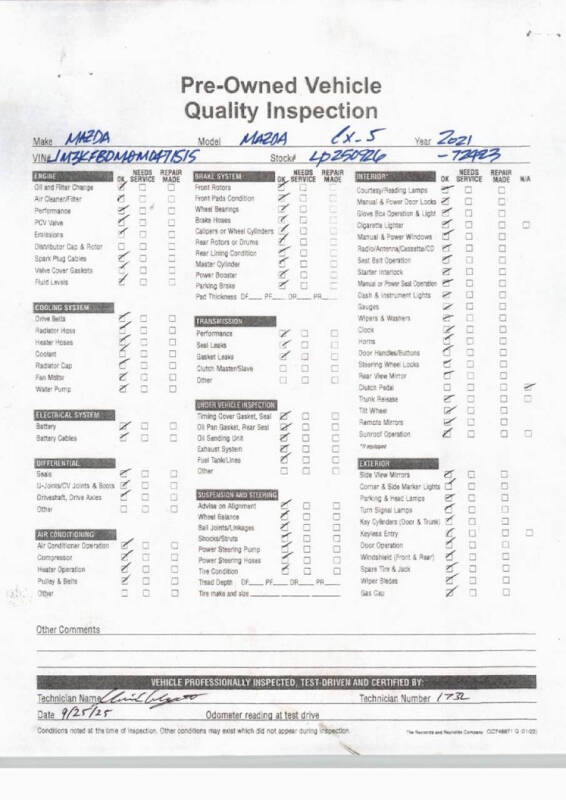 2021 Mazda CX-5 Grand Touring