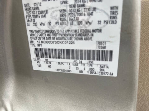 2012 Ford Escape XLT