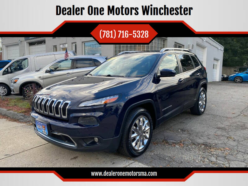 2015 Jeep Cherokee for sale at Dealer One Motors Winchester in Winchester MA
