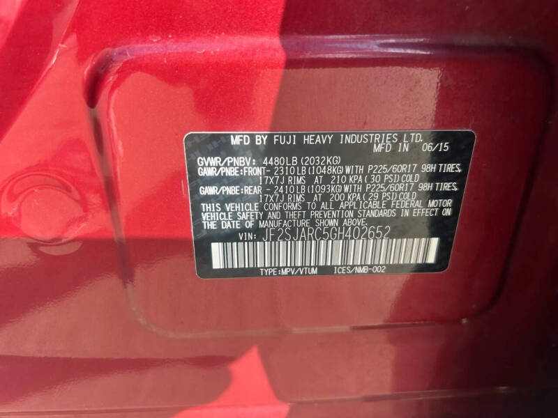 2016 Subaru Forester 2.5i Limited