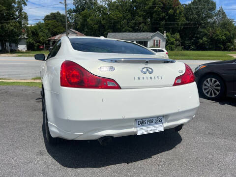 2010 Infiniti G37 Coupe for sale at Cars for Less in Phenix City AL