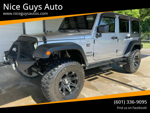 2016 Jeep Wrangler Unlimited for sale at Nice Guys Auto in Hattiesburg MS