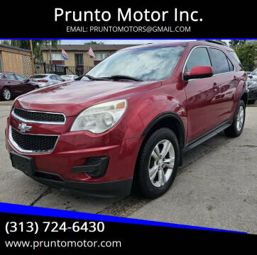 2014 Chevrolet Equinox for sale at Prunto Motor Inc. in Dearborn MI