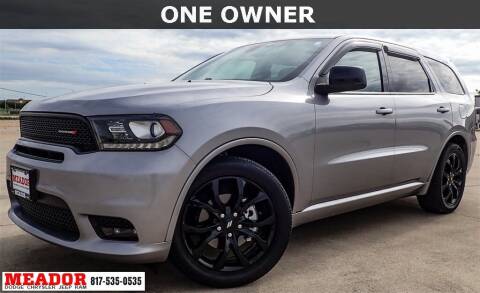 2019 Dodge Durango for sale at Meador Dodge Chrysler Jeep RAM in Fort Worth TX