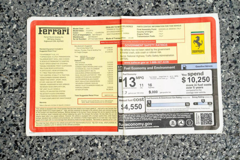 2014 Ferrari F12berlinetta