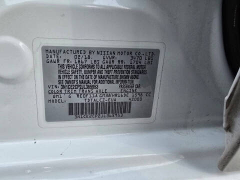 2018 Nissan Versa Note S