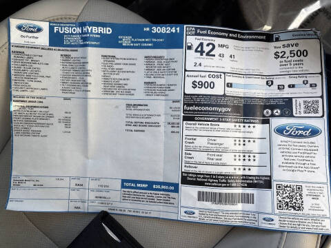 2017 Ford Fusion Hybrid Titanium