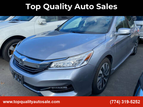 2017 Honda Accord Hybrid for sale at Top Quality Auto Sales in Westport MA